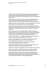 Factors that contribute to community business success Bibliography
